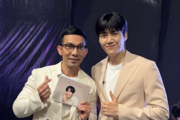 Indra Herlambang dan Kim Seon Ho