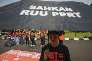 Aksi tuntut pengesahan RUU PPRT