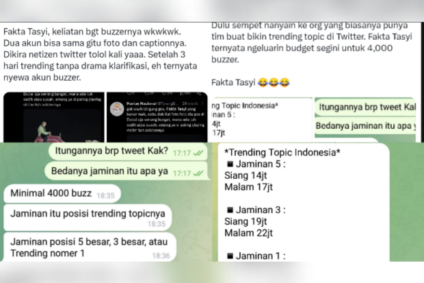 Tasyi Athasyia dituding sewa buzzer