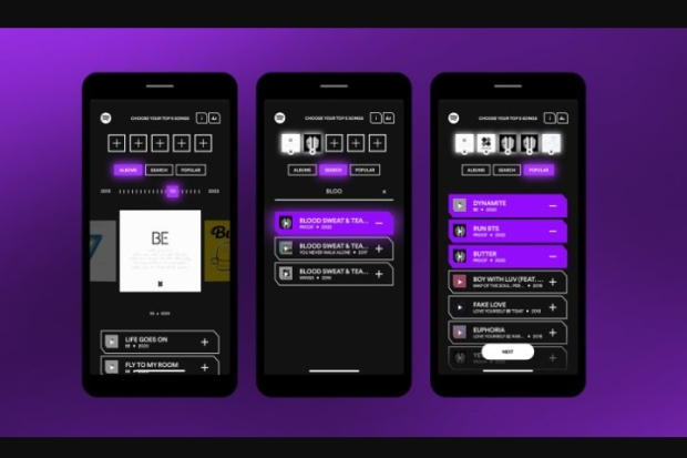 Fitur Baru Spotify untuk BTS