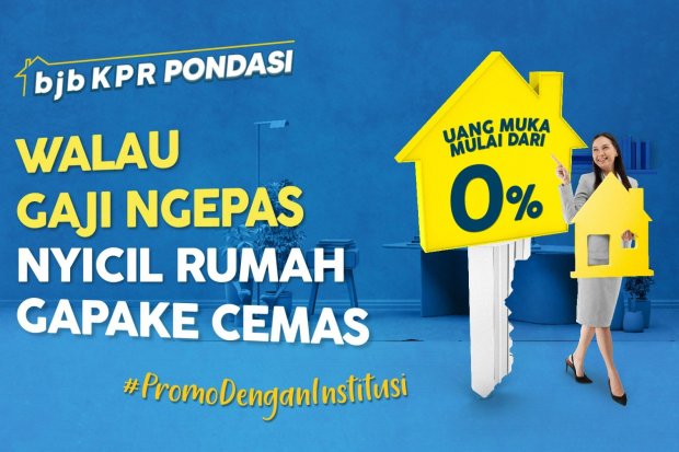 Bank bjb menawarkan bjb KPR Pondasi untuk memudahkan karyawan memiiki rumah idaman.