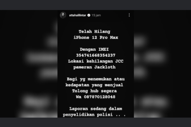 Pengumuman Atta Halilintar