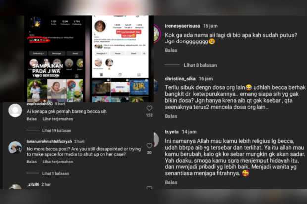 Rebecca Klopper dan Fadly Faisal dikabarkan putus