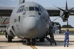 Kedatangan pesawat C130J Super Hercules kedua