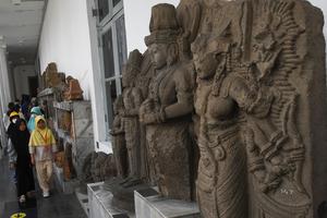 Wisata liburan sekolah di Museum Nasional