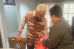 Gubernur Jawa Tengah Ganjar Pranowo bertemu Menteri BUMN Erick Thohir di Semarang, Jateng, Rabu (5/6). Foto: Istimewa.