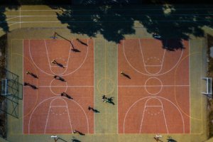 Ukuran lapangan bola basket 