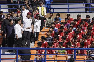 Presiden Jokowi kunjungi Stadion Si Jalak Harupat
