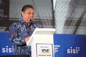 Airlangga Hartarto menjadi pembicara dalam IDE 2023