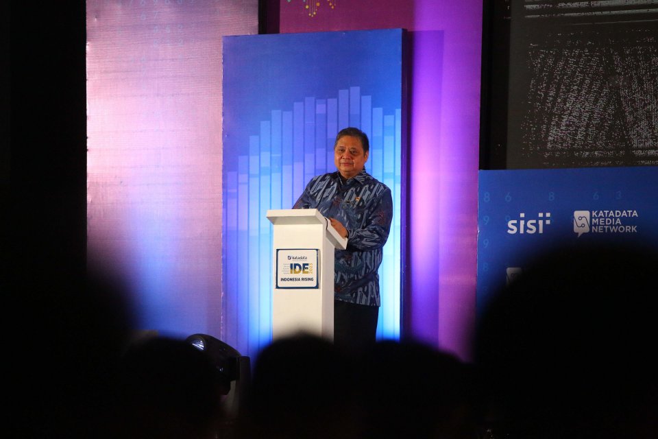 Menteri Koordinator Bidang Perekonomian Indonesia menjadi pembicara pada gelaran IDE 2023