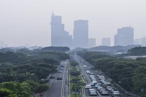 Polusi udara di ibu kota Jakarta