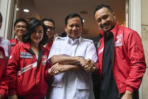 Prabowo Subianto kunjungi DPP PSI