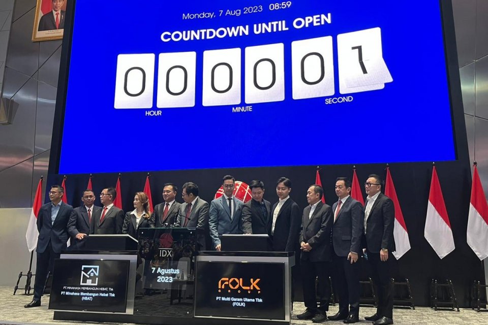Pencatatan saham Multi Garam Utama dan Minahasa Membangun Hebat di BEI