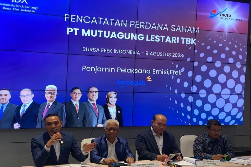 Tersengat Bursa Karbon, Harga Saham MUTU Sentuh ARA di Debut Perdana