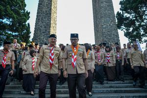 Peringatan Hari Pramuka di Bandung