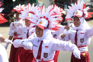 Gerak jalan karakter rute gerilya kemerdekaan