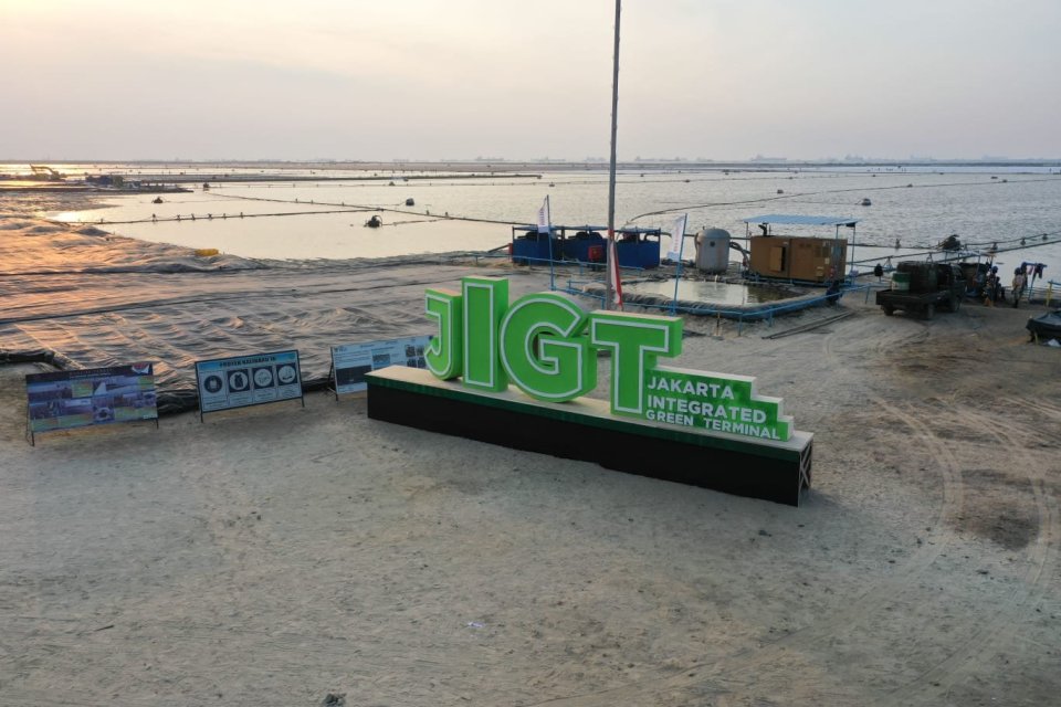 Jakarta Integrated Green Terminal (JIGT) di Kalibaru, Jakarta Utara.