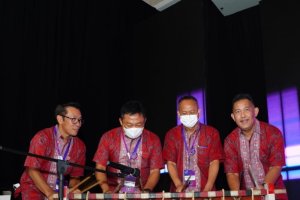 Pembukaan Bali Annual Telkom International Conference (Batic) yang berlangsung di Bali pada (21/9) tahun lalu. Dok/Telkom. 