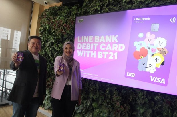 Pikat Gen Z, LINE Bank Rilis Kartu Debit dengan BT21
