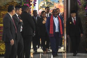 PM Papua Nugini James Marape tiba di Indonesia