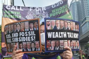 Aksi tuntut keadilan ekonomi dan iklim di KTT G20