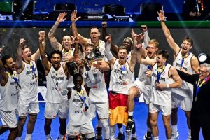 Jerman menjuarai Piala Dunia FIBA 2023 usai menundukkan Serbia di Manila, Filipina pada Minggu (10/9). Foto: Antara.