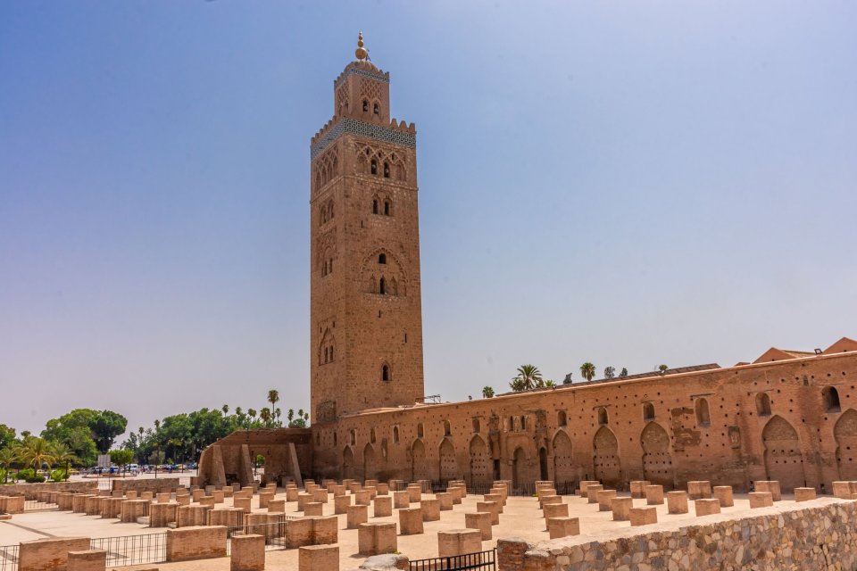 gempa, Masjid Koutoubia di Maroko.
