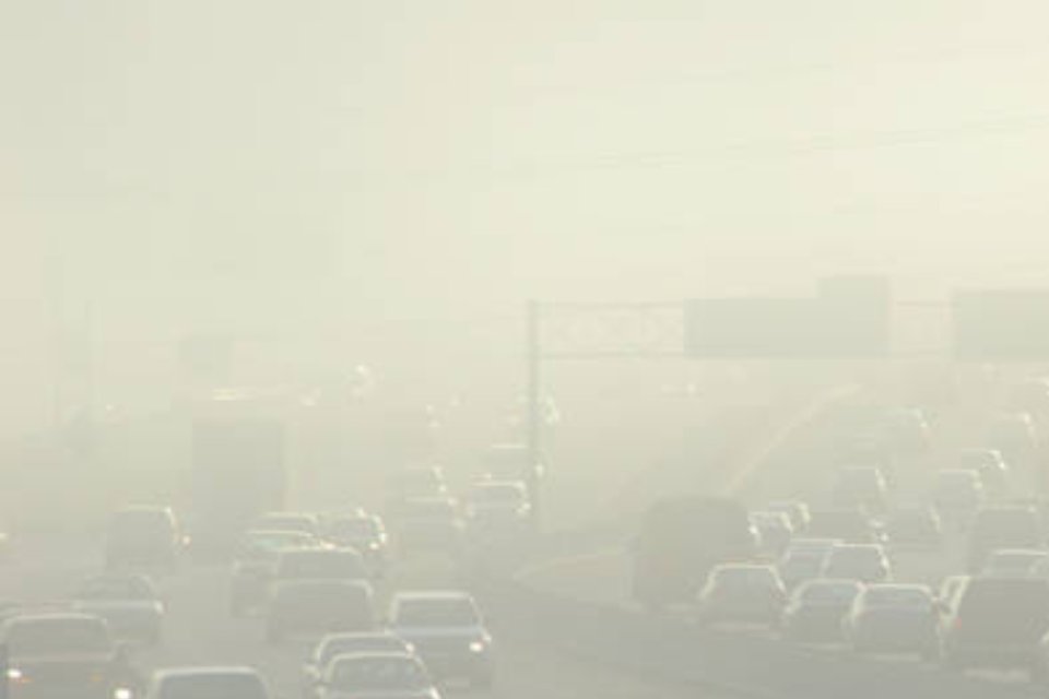 Ilustrasi polusi udara.