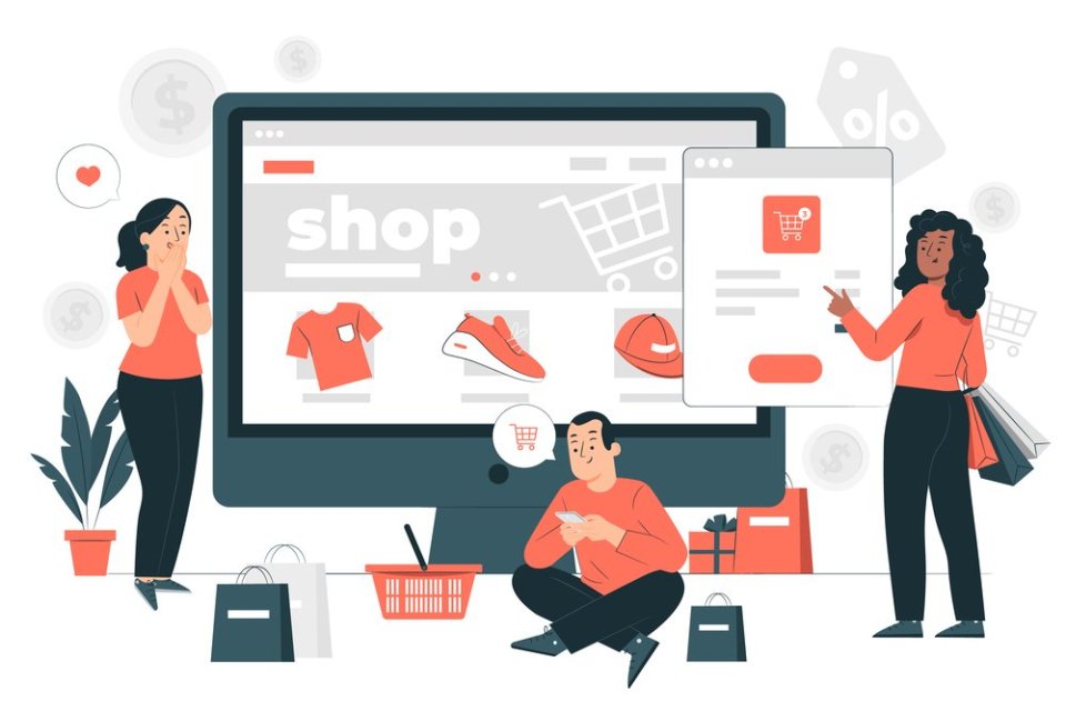 ilustrasi, Perbedaan E-commerce dengan Marketplace