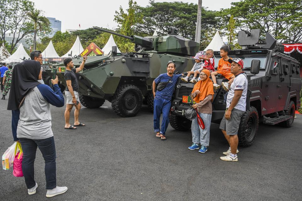 pengalihan lalu lintas di monas, hut tni ke-79,