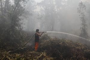 Upaya pemadaman karhutla di Kalimantan Tengah