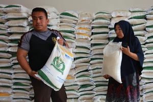 Penyaluran beras cadangan Pemerintah di Aceh Barat