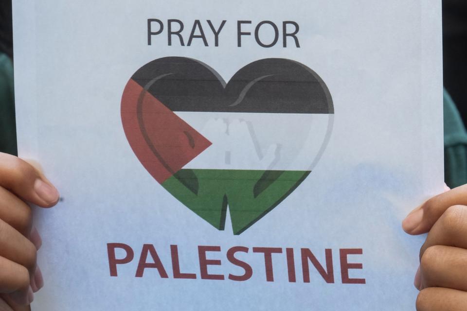 Dukungan terhadap Palestina. 