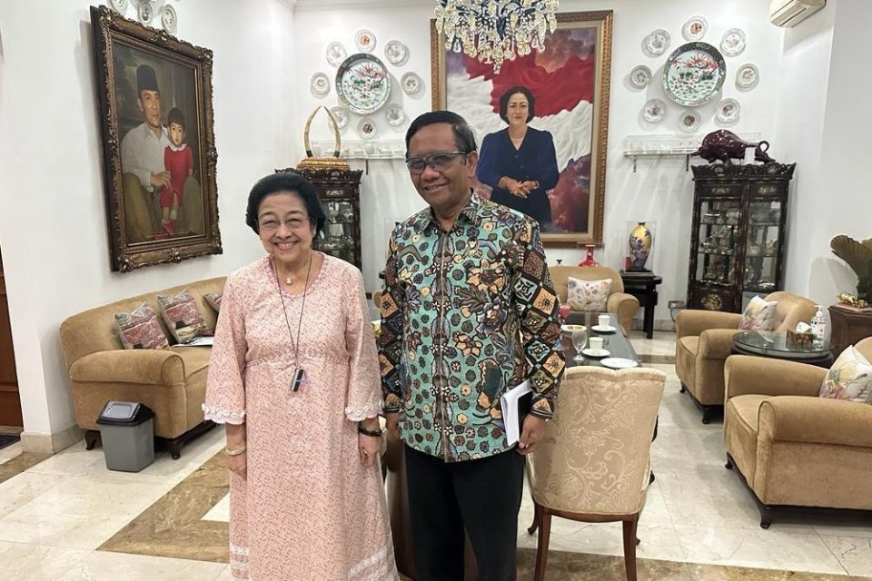 mahfud, megawati, jokowi