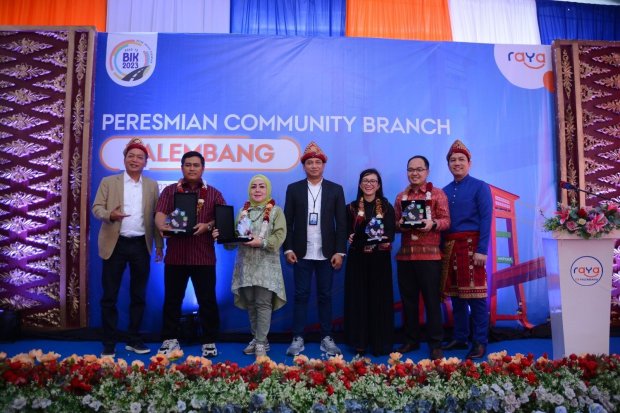 Peresmian Community Branch Bank Raya cabang Palembang, beberaoa waktu yang lalu.