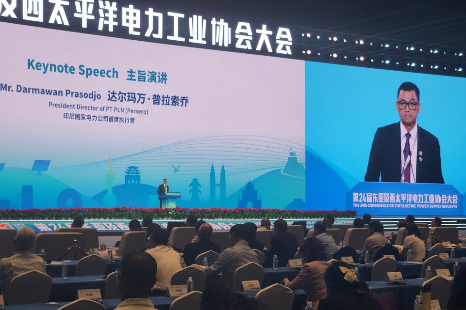Direktur Utama PLN, Darmawan Prasodjo, menjadi Keynote Speaker dalam agenda Conference on the Electric Power Supply Industry (CEPSI) di Xiamen, Cina pada Jumat (20/10).