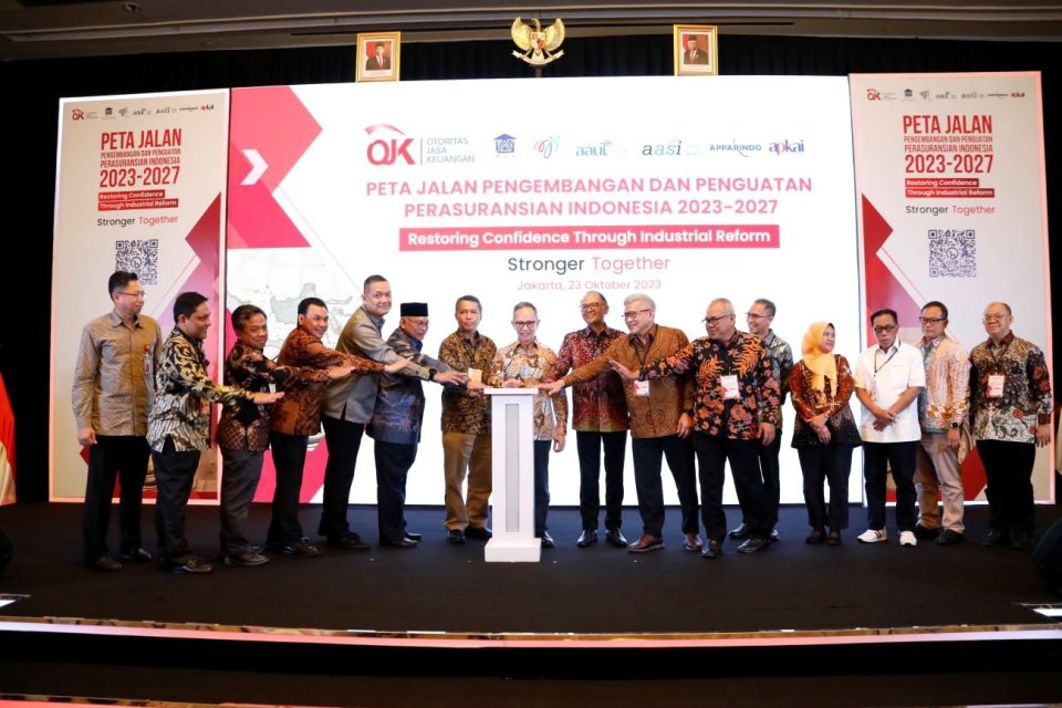 OJK meluncurkan peta jalan pengembangan dan penguatan di industri asuransi Indonesia 2023 - 2027 