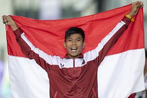 Saptoyogo raih emas pertama untuk Indonesia