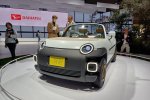 Mobil konsep Daihatsu Osanpo yang dipamerkan di ajang Japan Mobility Show atau JMS 2023 di di Tokyo Big Sight, Jepang, Rabu, 25 Oktober 2023.