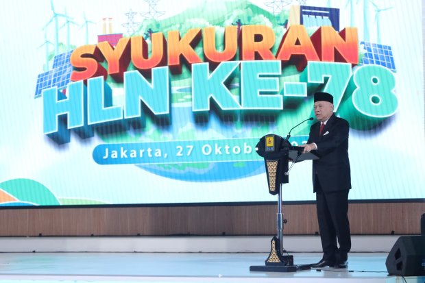 Pada HLN ke-78 ini, Presiden RI Joko Widodo berharap PLN terus melangkah maju untuk senantiasa menerangi Indonesia dan menjaga ketahanan energi Indonesia.