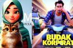 Contoh foto yang diubah menjadi poster ala Disney Pixar