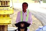 Presiden Joko Widodo saat groundbreaking RS Mayapada di IKN, Kalimantan Timur, Rabu (1/11). Foto: Antara.
