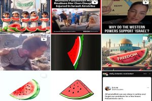 Semangka menjadi simbol untuk mendukung Palestina di media sosial