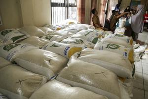 Distribusi beras cadangan pangan pemerintah