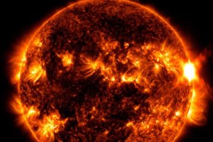 Foto badai matahari pada 5 Agustus 2023