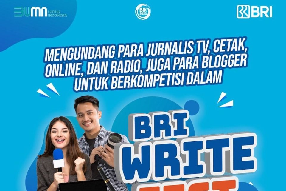 Kompetisi ini juga menjadi gerbang awal bagi para jurnalis untuk mengikuti BRI Fellowship Journalism 2024 yang dibuka pada periode yang sama (17 Oktober s.d 9 Desember 2023). 