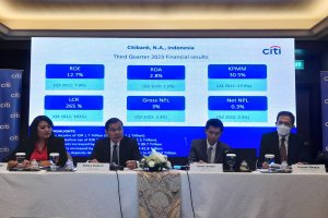 Konferensi pers kinerja Citibank N.A Indonesia kuartal III 2023
