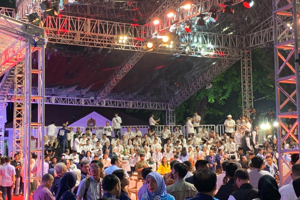 Pendukung Capres di KPU