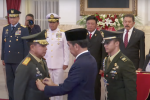 Pelantikan Panglima TNI Agus Subiyanto