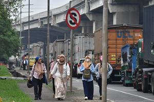 Dampak aksi buruh di Kabupaten Bekasi